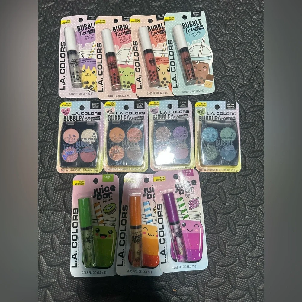 LA Colors Almost Complete Bubble Boba Tea Collection